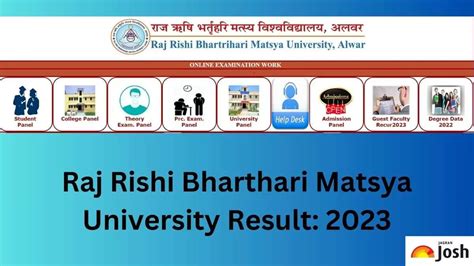 raj rishi matsya university result|Matsya University Result 2023 OUT on rrbmuniv.ac.in; Direct .